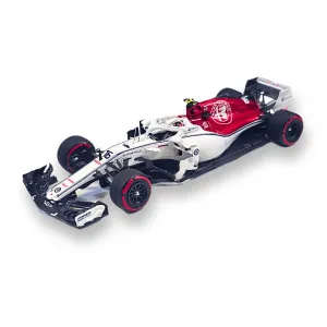 2018 Alfa Romeo F1™ Charles Leclerc 1:43 Scale Minichamps Model Car - White