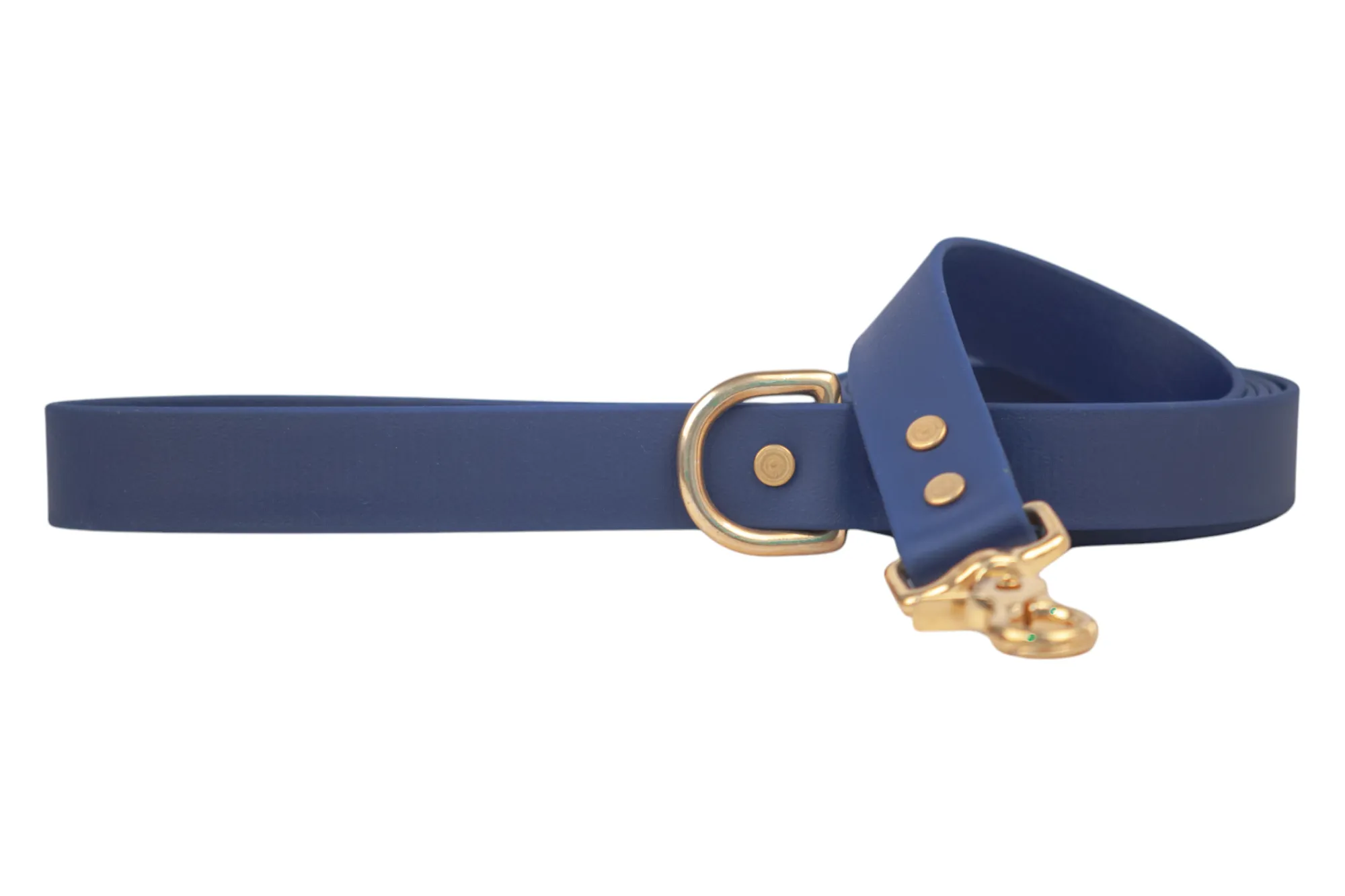 Navy Biothane 5' Leash
